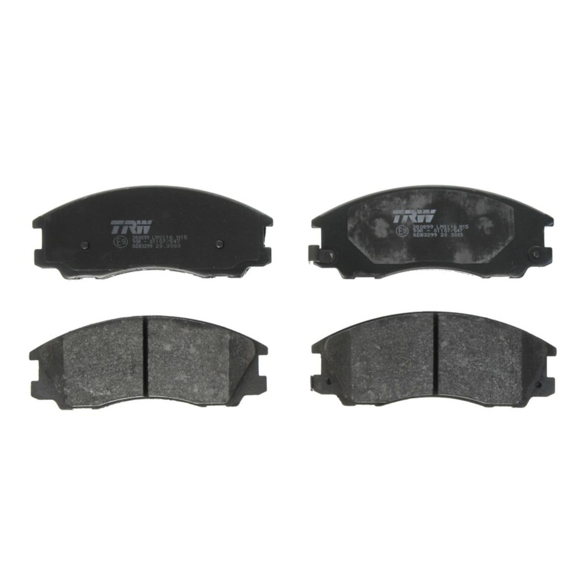 ルポGTI TRWブレーキパッドGDB1048 GDB1330 ルポGTI TRWブレーキパッド
