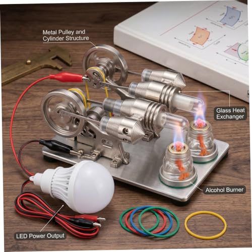 Kit de motor Stirling para entender la termodinámica sin fórmulas abstractas 3