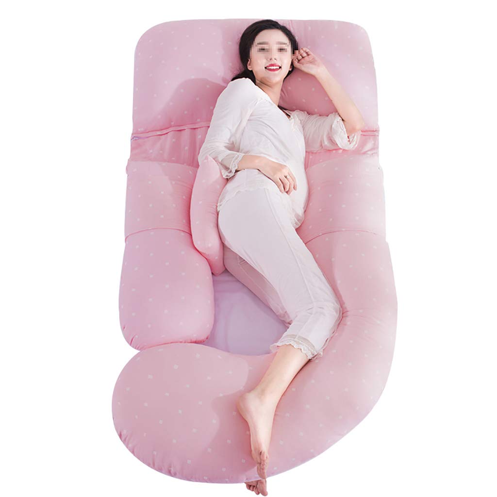 YCKJ-Pillows U Shape Pregnancy Pillow, Full Body Pregnancy Pillow, Maternity Back Support Cuddle Nursing, Breastfeeding Support, U Shape with Removable Zipped Cover, 180x80x120CM