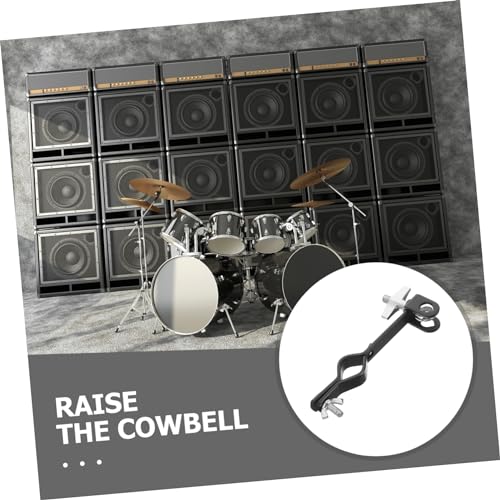 Soporte para Cowbell de Percusión Metal Negro miniatura 3