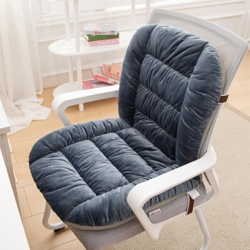 UEncounter Desk Chair Cushion Office Chair Cushion Seat Cushion with Back Support Integrated Pad with Fixed Band for Sedentary Individuals