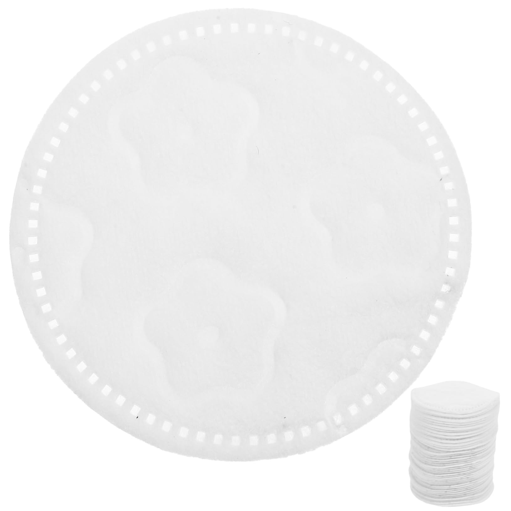 Healeved Thick Pure Cotton Facial Pads Makeup Removal Pads 58mm Rounds for Cleansing and Exfoliating