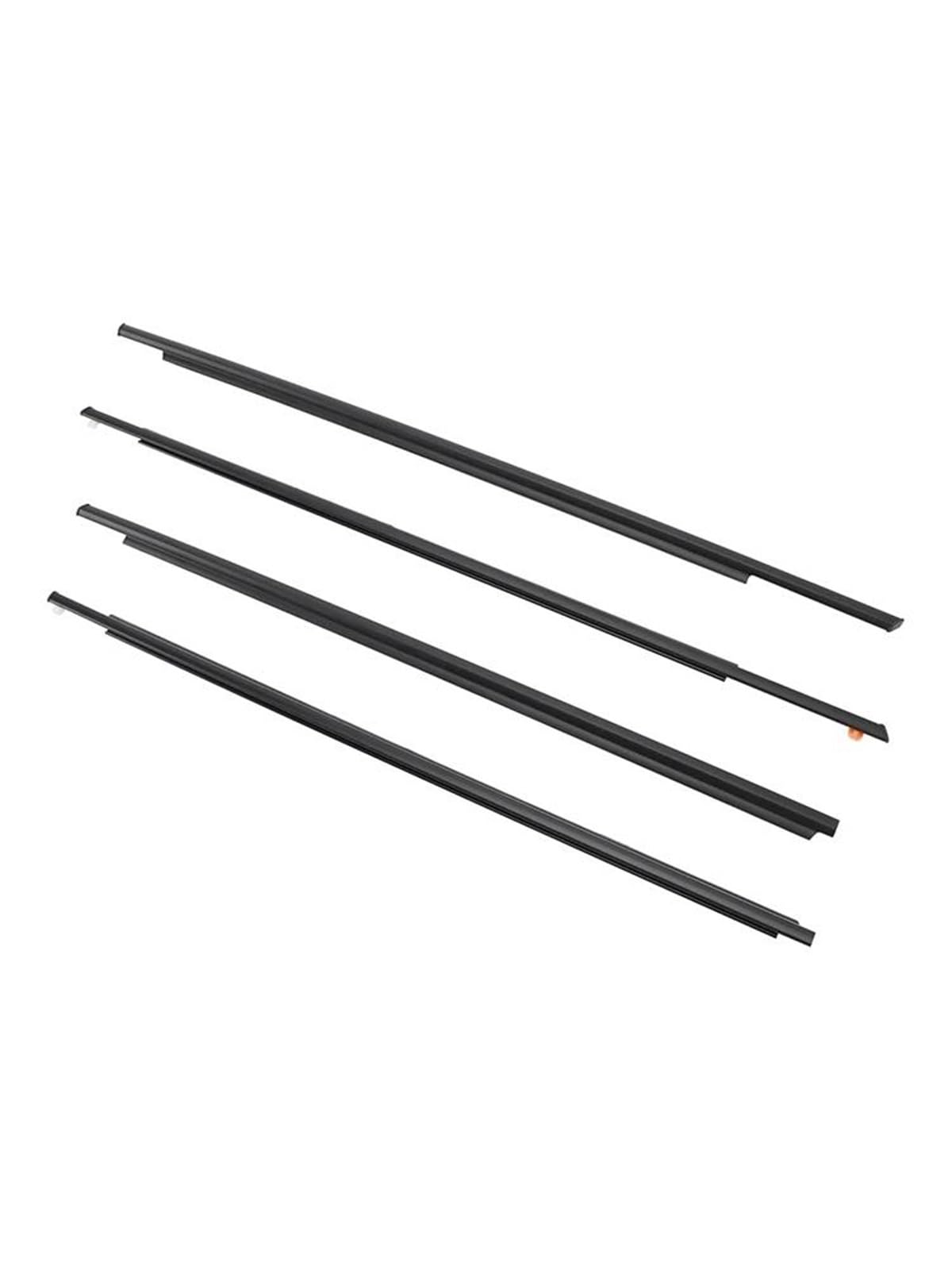 4PCS Car Accessories Door Glass Belt Outer Molding Weatherstrip for Prius 2004 2005 2006 2007 2008 2009