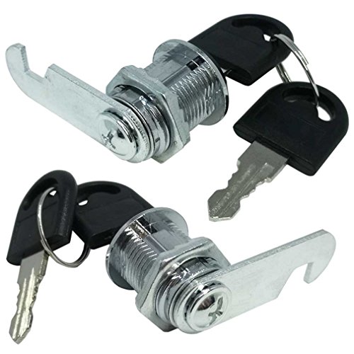 Smbbit 12/19 in (Keyed Different 16mm) Drawer Cam Cylinder Cabinet Hardware Locks Security Drawer Door Mailbox Cabinet Tool Box Lock (4Pack)