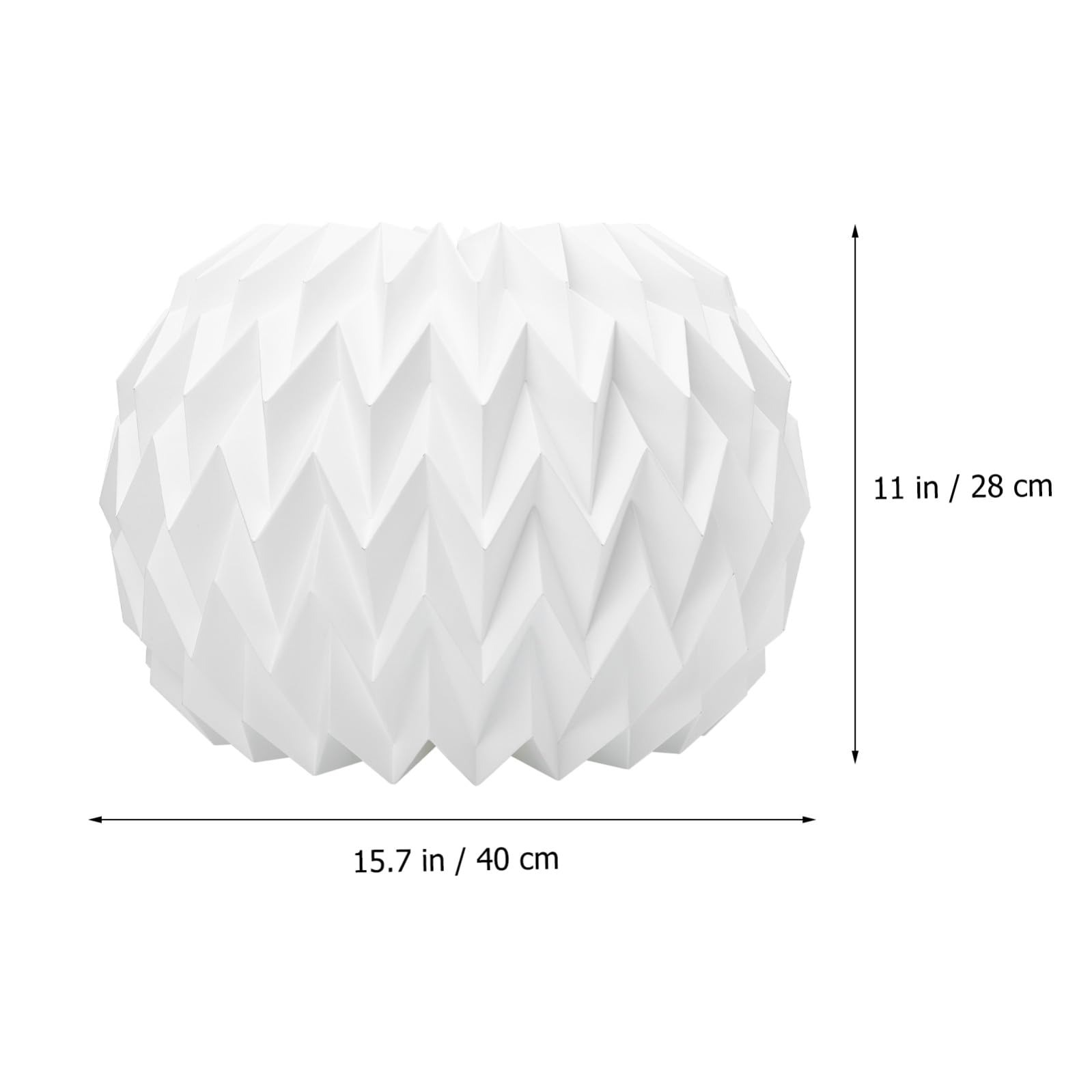 Lampada Sospensione Origami Pieghevole in Paralume Creativo per Bar Accessorio Decorativo Luci Resistente Odore