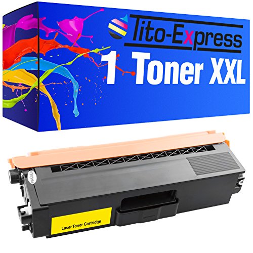 platinumserie - Set de 4 cartuchos de tóner XXL, compatibles con Brother TN-326 TN-321 DCP-L 8400 CDN DCP-L 8450 CDW, color (6) 1x Toner Yellow