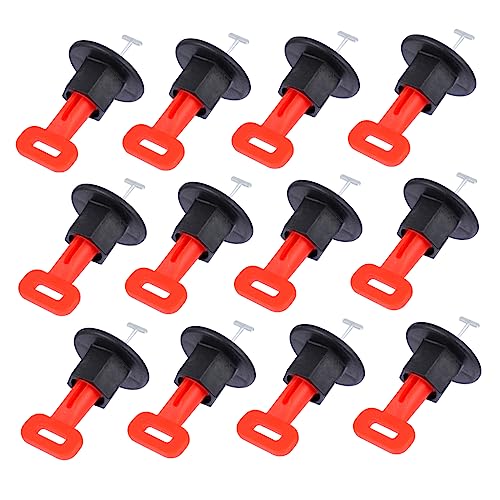 HEMOTON 50 Pcs nivelador de azulejos nivelación de azulejos espaciadores de nivelación de baldosas accesorios de colocación de baldosas Utensilio de azulejo de suelo de baldosas ajustar