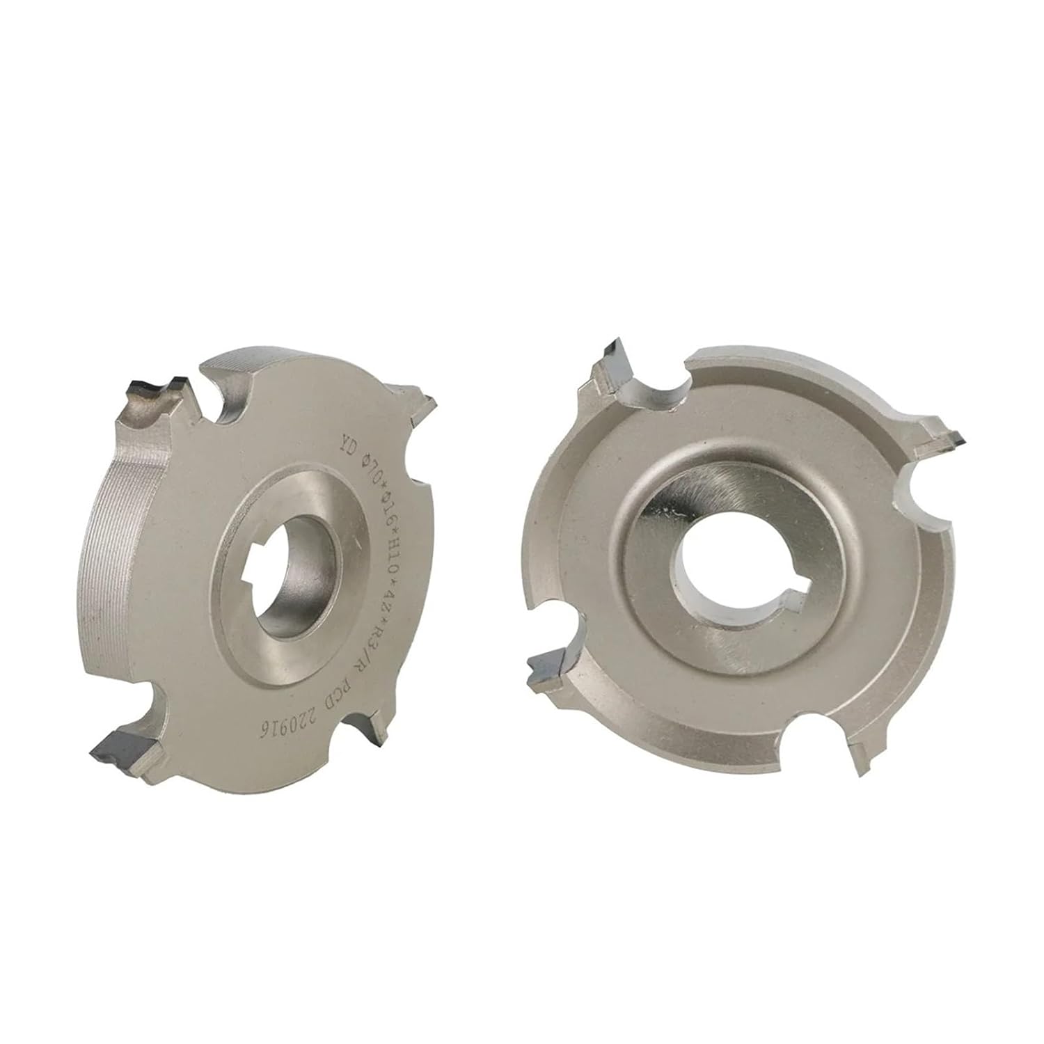 1Pair 70x16x10mm 4Z 6Z Single Keyway Diamonding Trimming Cuttering R1.5/R2/R3(70x16x10mm 6Z PCD,R2)