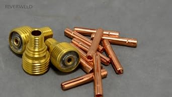 トレフル 45group E65 RIVERWELD TIG Gas Lens Collet Bodies 45V44 13N23 3/32