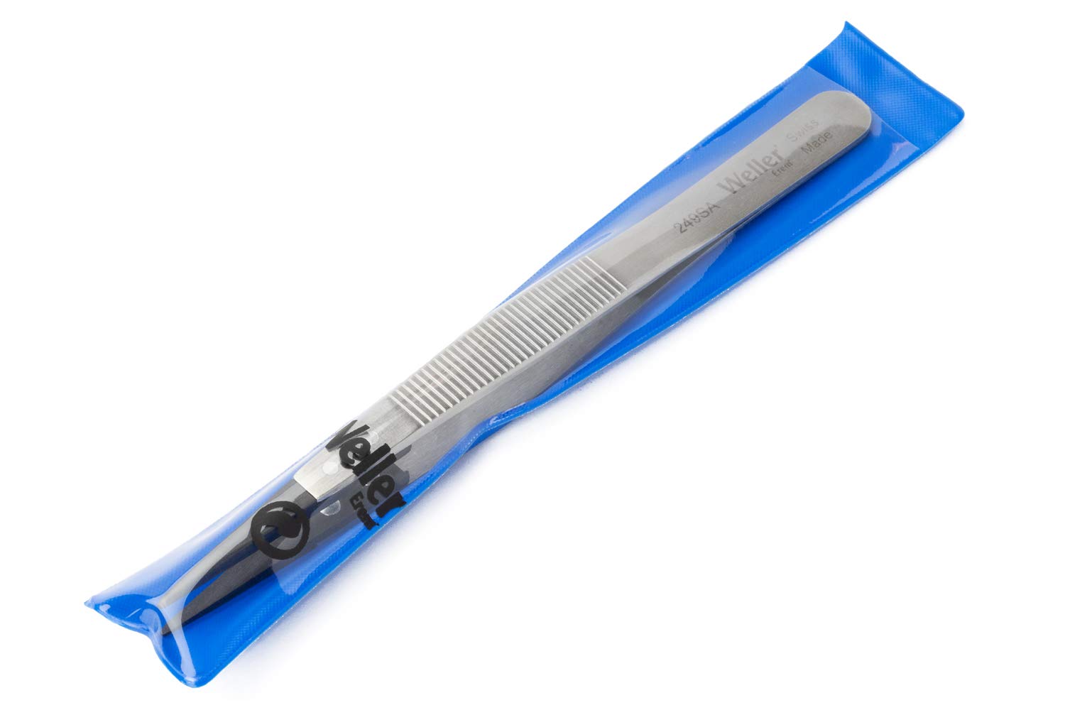 Weller Erem 249SA Pinzette di Precisione a Punta Fine Sintetica (PPS) E Zigrinatura Esterna per Una Presa Sicura.