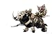 YSBRING D20 Studio 1/12 Scale Boar Bone Spike Mount for 6 Inch Collectible Action Figure (Black)
