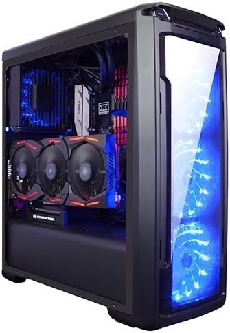 Xigmatek Hawthorn Black Mid Tower Case with Transparent Acrylic Front and Side Panel with PSU Install Options (No PSU)