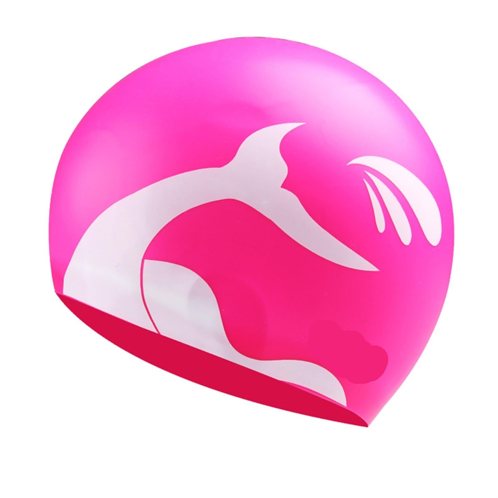 Gorro de natación para mujeres y hombres, gorro de natación para adultos, ligero, protección de buceo, con estampado deportivo