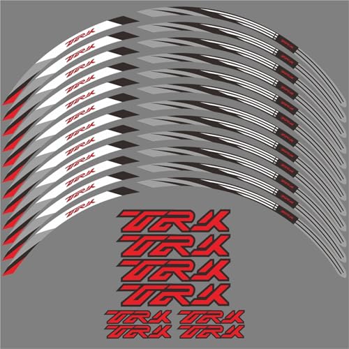 Autocollant de roue moto Benelli TRK 502 X bande de jante étanche 2017-2023