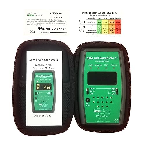 Safe & Sound Pro II with calibration certificate and guidelines