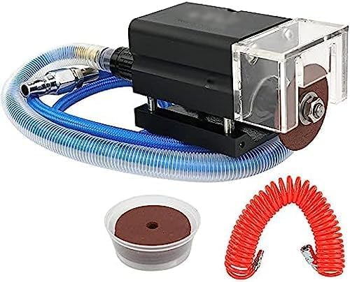 Meuleuse pneumatique et rainureuse avec connexion d'air pour découpe plate - Outil portable et efficace pour le travail des métaux et la fabrication