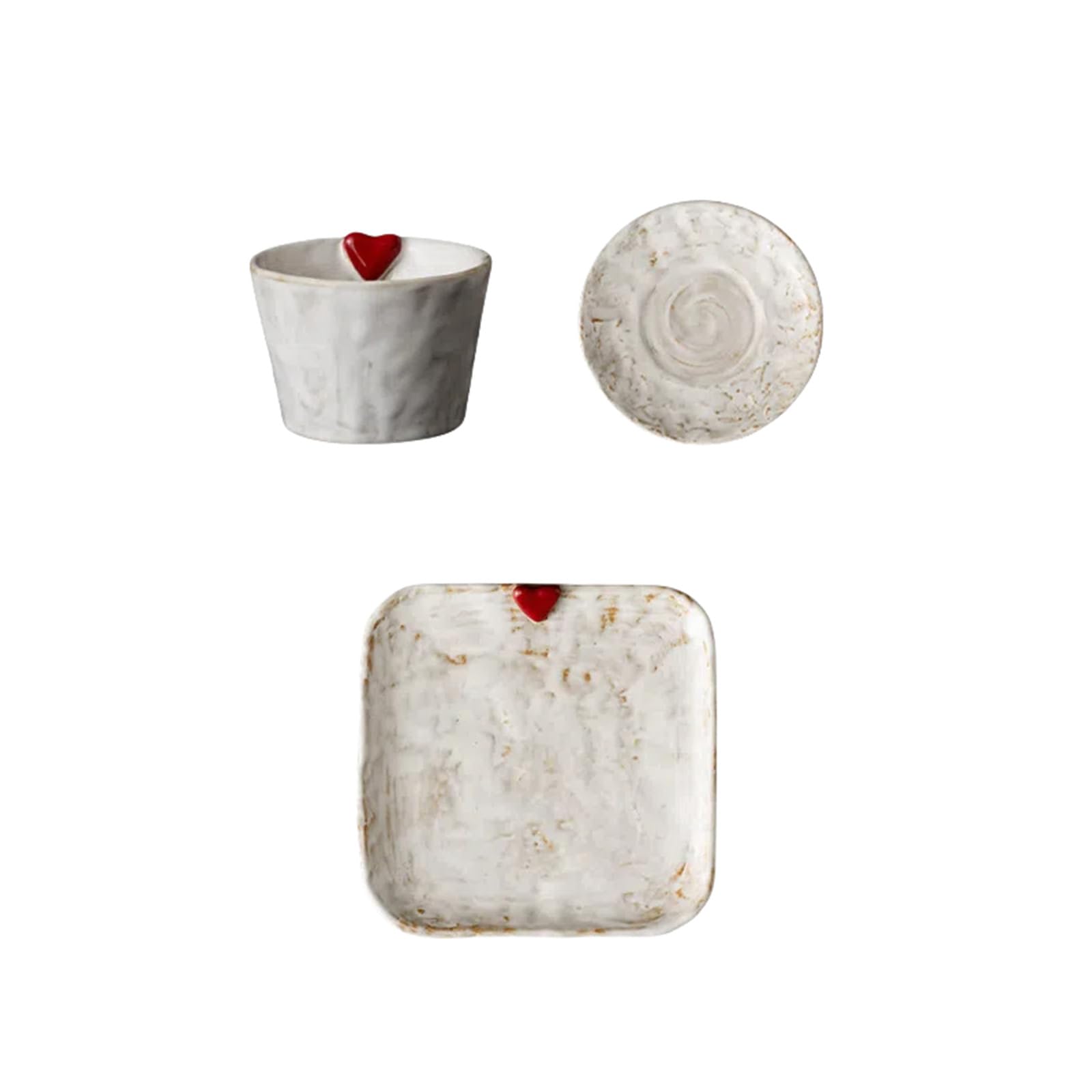 Tazza da caffè Creativa da 390 ml, Realizzata a Mano in Ceramica, per caffè Espresso, Latte Art, Tazze in gres Bianco, per Uso Domestico da Barista.