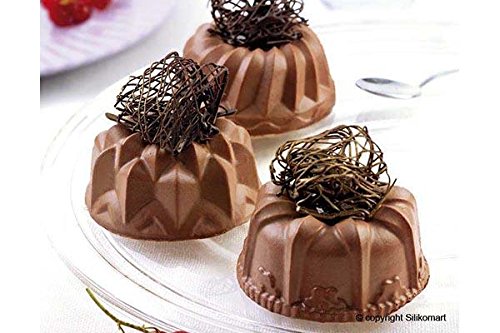 Amazon.co.jp: シリコン型 FANTASY 7.5cm クグロフ型3種類 6個取