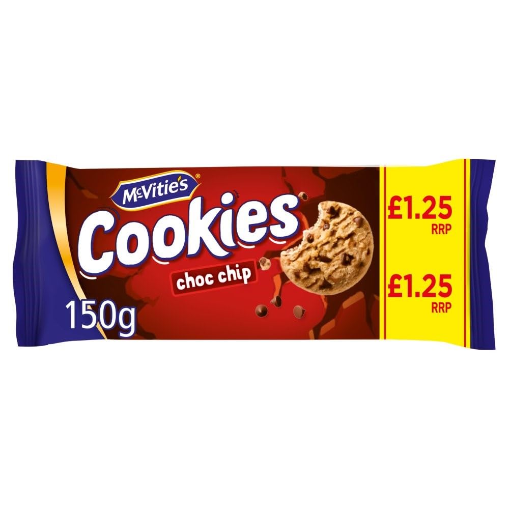 McVitie's Cookies The Chunky One Chocolate Chip 150g - Pack of 12