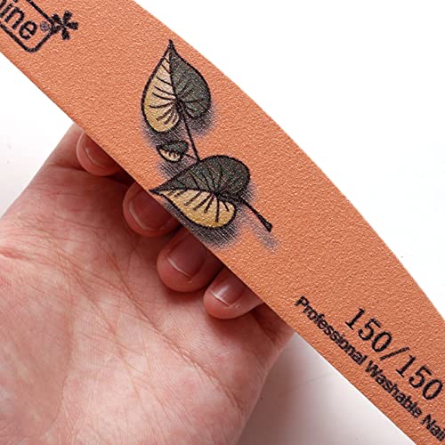 25 Pieces Nail Files And Buffers Mixed Grit, 100/120/150/180/240 Grits Reusable Emery Boards For Acrylic Files And Natural Nails #TOP6