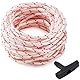 WUSJCOF 10 Meter Ø3mm Starterseil und 1 Stück Startgriff, Starterseil Rasenmäher, Geeignet für Rasenmäher, Kettensägen, Trimmer, Kantenschneider, Freischneider, Motorteile