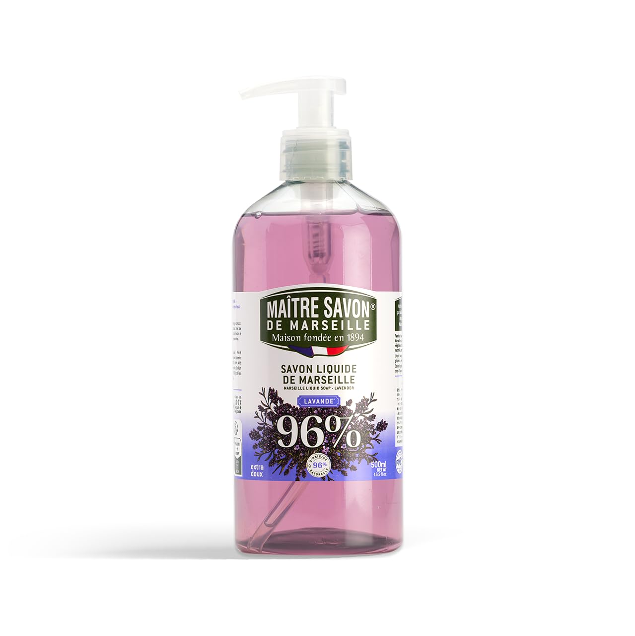 Maître Savon de Marseille 500ml Mydło w płynie Marsylia Lawenda