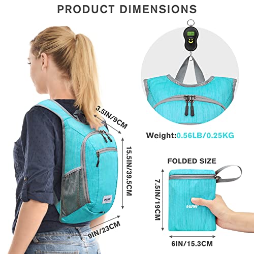 G4Free 10/15L Small Rucksack Foldable Backpack Lightweight Packable Daypack Travel Outdoor Hiking Shoulder Bag - Image 2