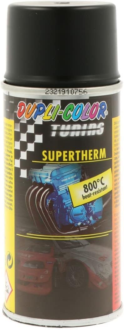 DUPLI-COLOR Aerosol Sprühfarbe SUPERTHERM schwarz 800°C, 150 ml