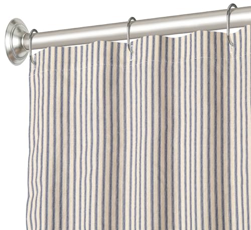 Decorative Things Blue Shower Curtain 72 Inch for Bathtub, Shower