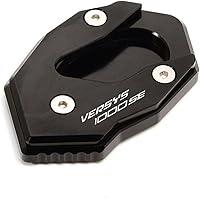 Vista 9 de para Kawasaki para VERSYS1000 para Versys 1000 SE para Versys1000SE 2015-2021 motocicleta CNC Kickstand lateral soporte extensión ampliadora Pad