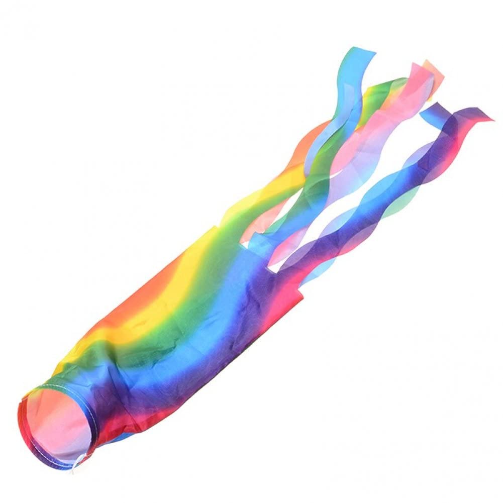 Danlai Windsock Wind Sock Outdoor Colorful Hanging Decoration for Garden Backyard Tent Camping Colorful Flag