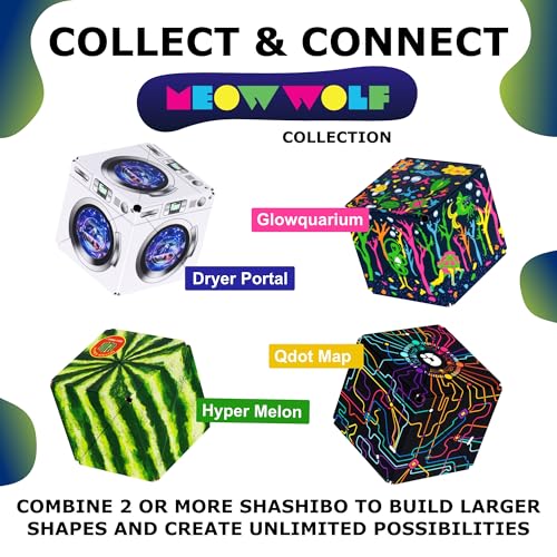 Image of Shashibo DODECA Magnetic Puzzle Cube, Sensory Fidget Toy for Adults & Kids, Stress Relief Fidget Toy for All Ages, Cool Fidget Toys for Desk, Shape Shifting Box, 100+ Possible Shapes