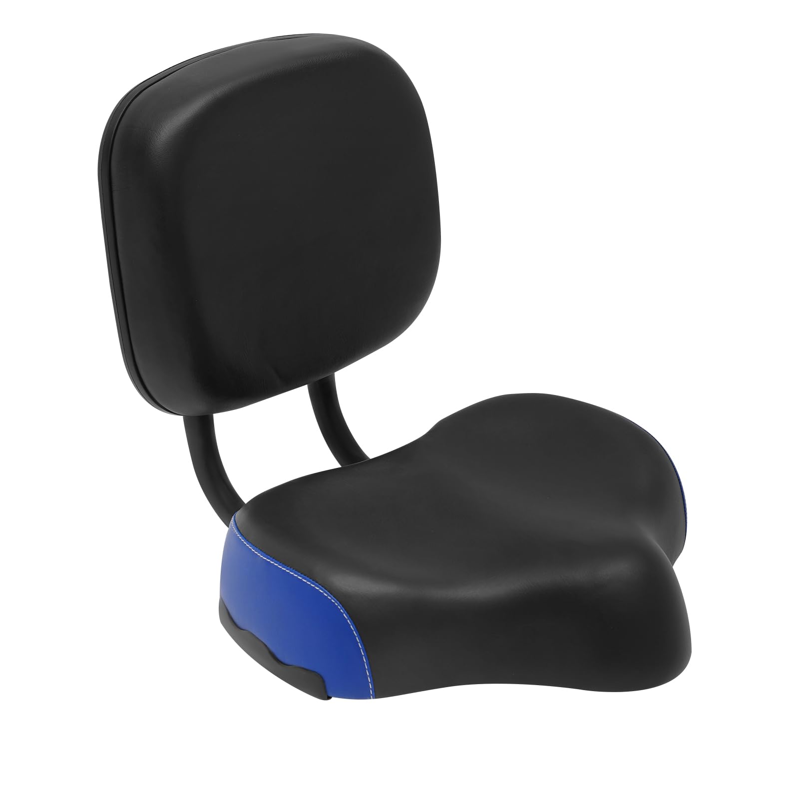 LYNICESHOP Bike Seat, Comfortable Tricycle Bike Saddle Seat Rest with Backrest Exercise Bicycle Seat Cushion Replacement Adjustable 0-4.72in for Most