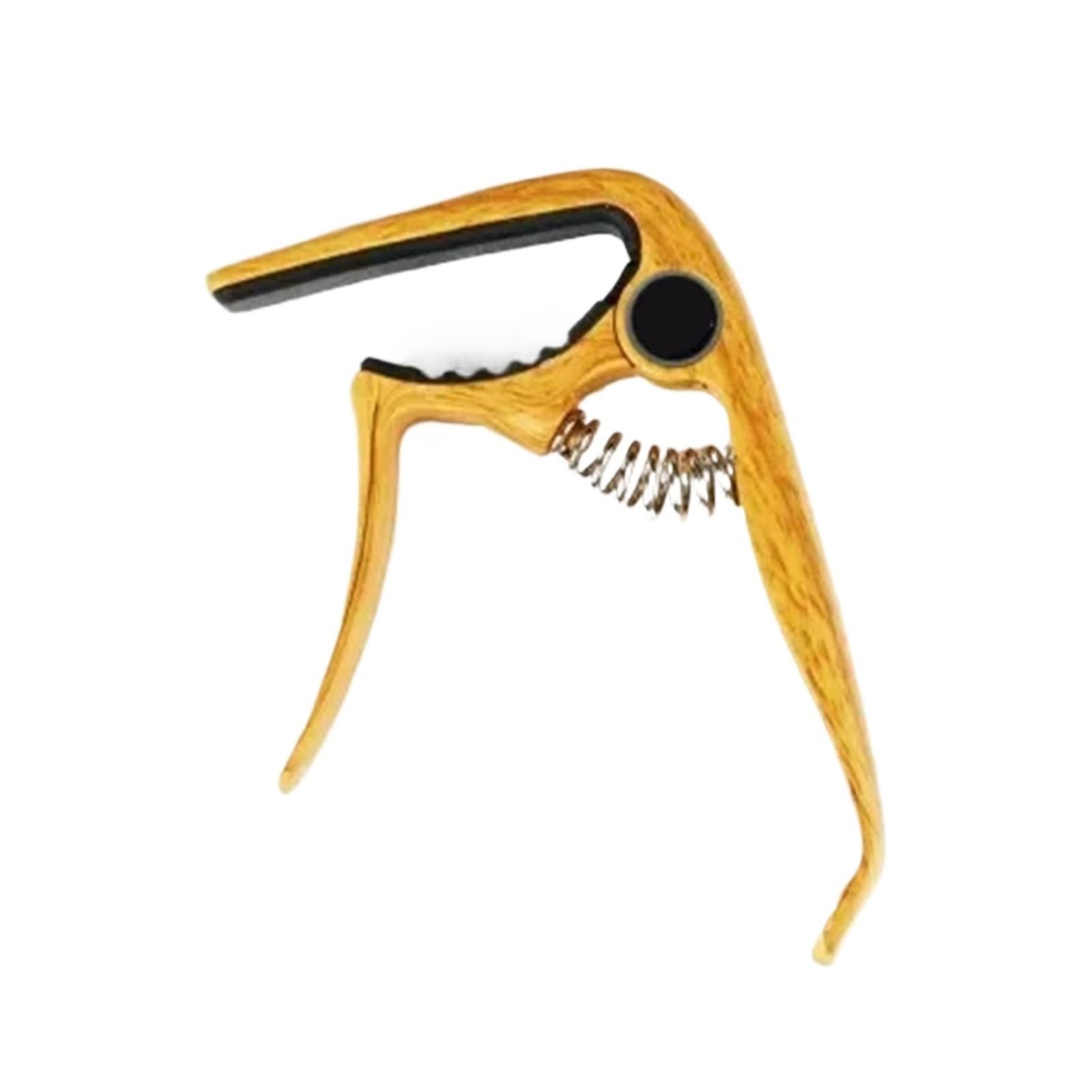 capotasto per chitarra Colori Verniciatura Lega di Zinco Capotasto for Chitarra Cambio Chiave for Acustica Elettrica Ukulele(Yellow)