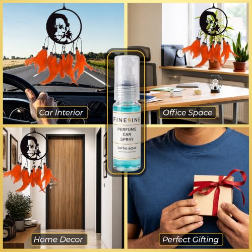 Image of Maruti Hanuman Car Hanging Dream Catcher with Free 5 ml Car Perfume Spray