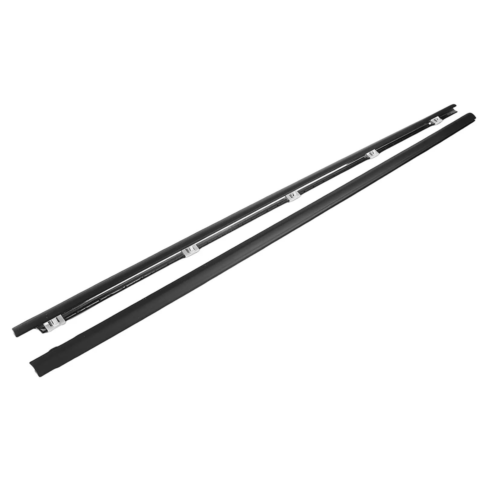 Glilar One Color Automotive Window Seals Compatible With Civic 1991 1992 1993 1994 1995 2Pcs Car Window Weather Strip Glass Waterproof Pressure Sealing Strip 72410‑Sr3‑003