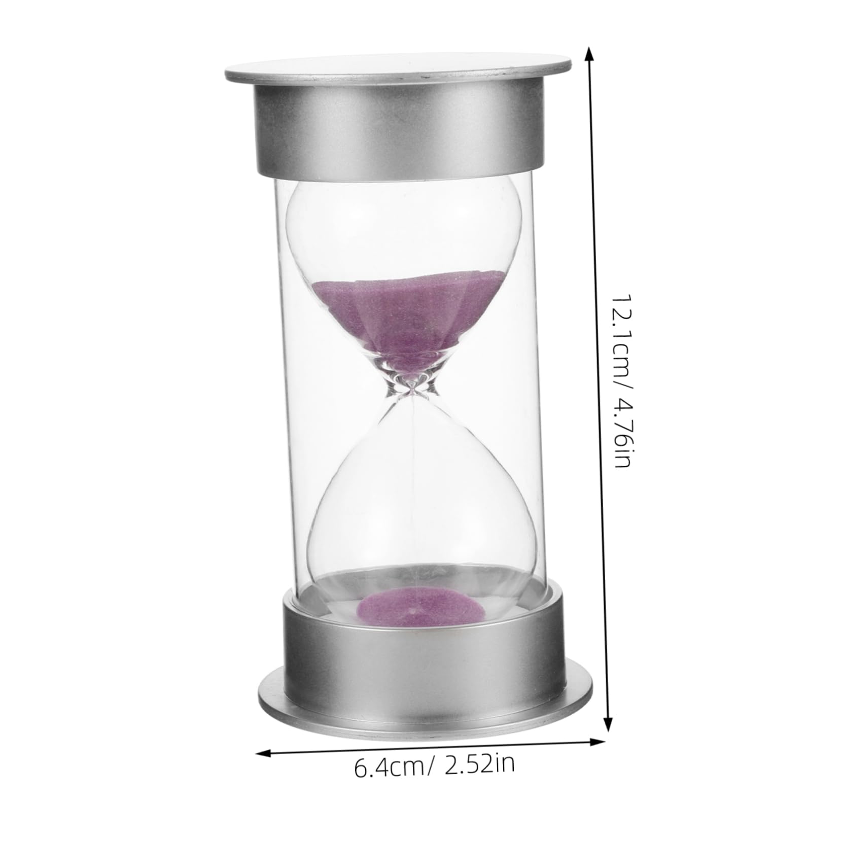 HEMOTON 4 Sätze Sanduhr-Timer Sanduhr- 20 Minuten Sanduhr 20-Minuten-Sanduhr Desktop-Sanduhr-Ornament 20 Minuten Timer Kreative Sanduhr Glas Mit Hohem Borosilikatgehalt 2 Stück * 4