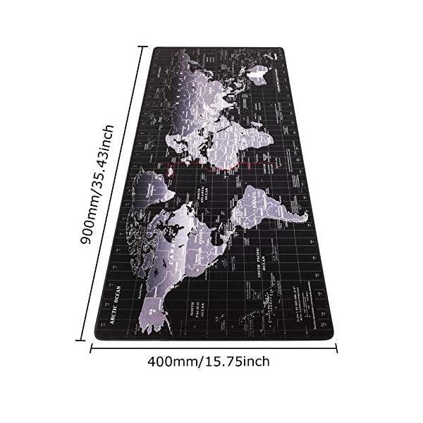 Anpollo XXL Mauspad mit Windows Tastenkombinationen 900 x 400mm Mousepad Tischunterlage Large Size Multifunktionales… – Bild 3