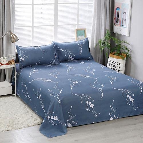 busdeals Deals for Less Luna Home 3 Pieces Printed Bedsheet Set (Floral Twig, Queen Size)