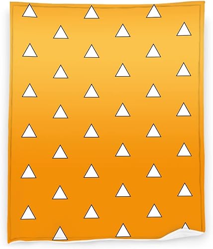 Miniatura 1 de Manta de anime de 40 x 50 pulgadas, de Demon Agatsuma Zenitsu, súper suave, manta de franela de microfibra para sofá, sala de estar, dormitorio,