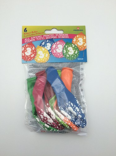 Pegaso 6 Numerical Balloons No.3