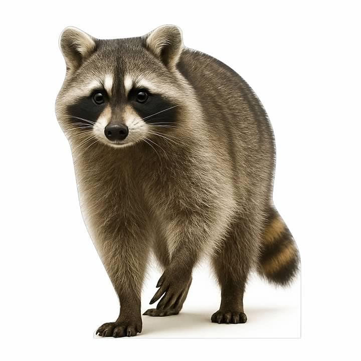 Image of Raccoon 3FT Life Size Cardboard Cutout - A Fun Animal Standup for Photo Booths, Birthday Parties, and Events