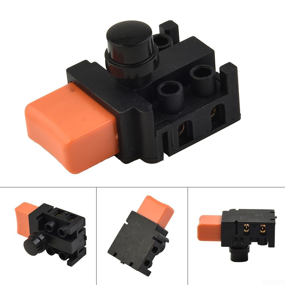 Interruttore Elettrico per Motosega 5016 AC250V 6A con Off Lock