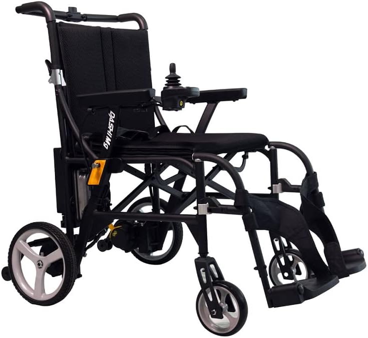 Dashi MG Ultra Lightweight Folding Electric Wheelchair powerchair Only 17kg, Attendant or User