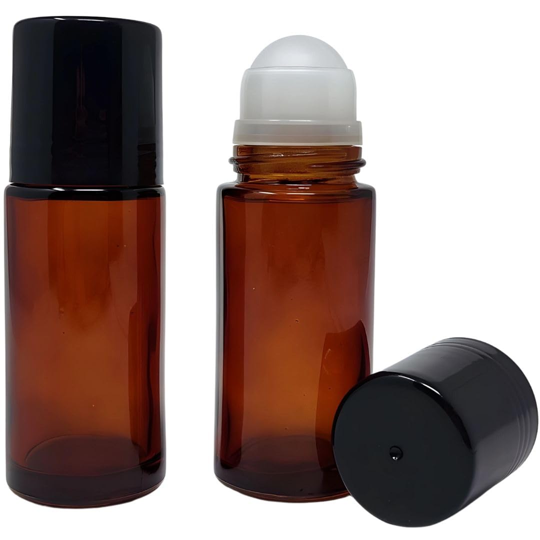 Roll-on En Verre Jaune 10 Ml - Vide - Sans Marque - Neuf