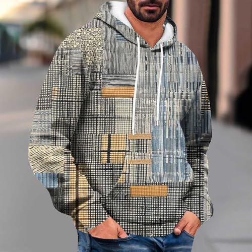 Pull à capuche pour homme à porter avec un pantalon de survêtement confortable
