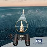 Compact Binoculars for Adults and Kids, HD Mini Portable Outdoor Binoculars Children, Pocket Lightweight Folding for Bird Watching, Hunting, Concert, Theater, Opera, Traveling, Tourism, Shows - Image 4