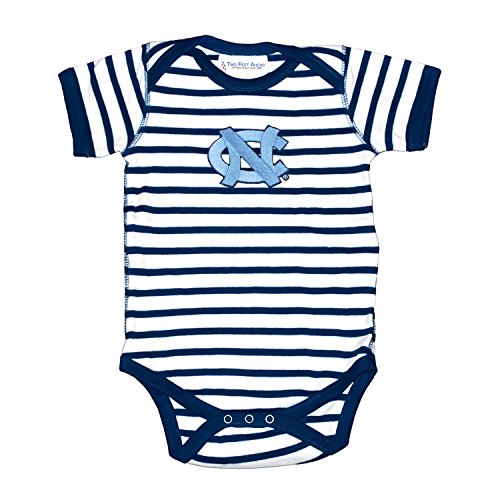 Image of Two Feet Ahead Striped Baby Bodysuit Creeper Baby Boy Clothes for Newborn infants Sizes 0-3M 6M 12M
