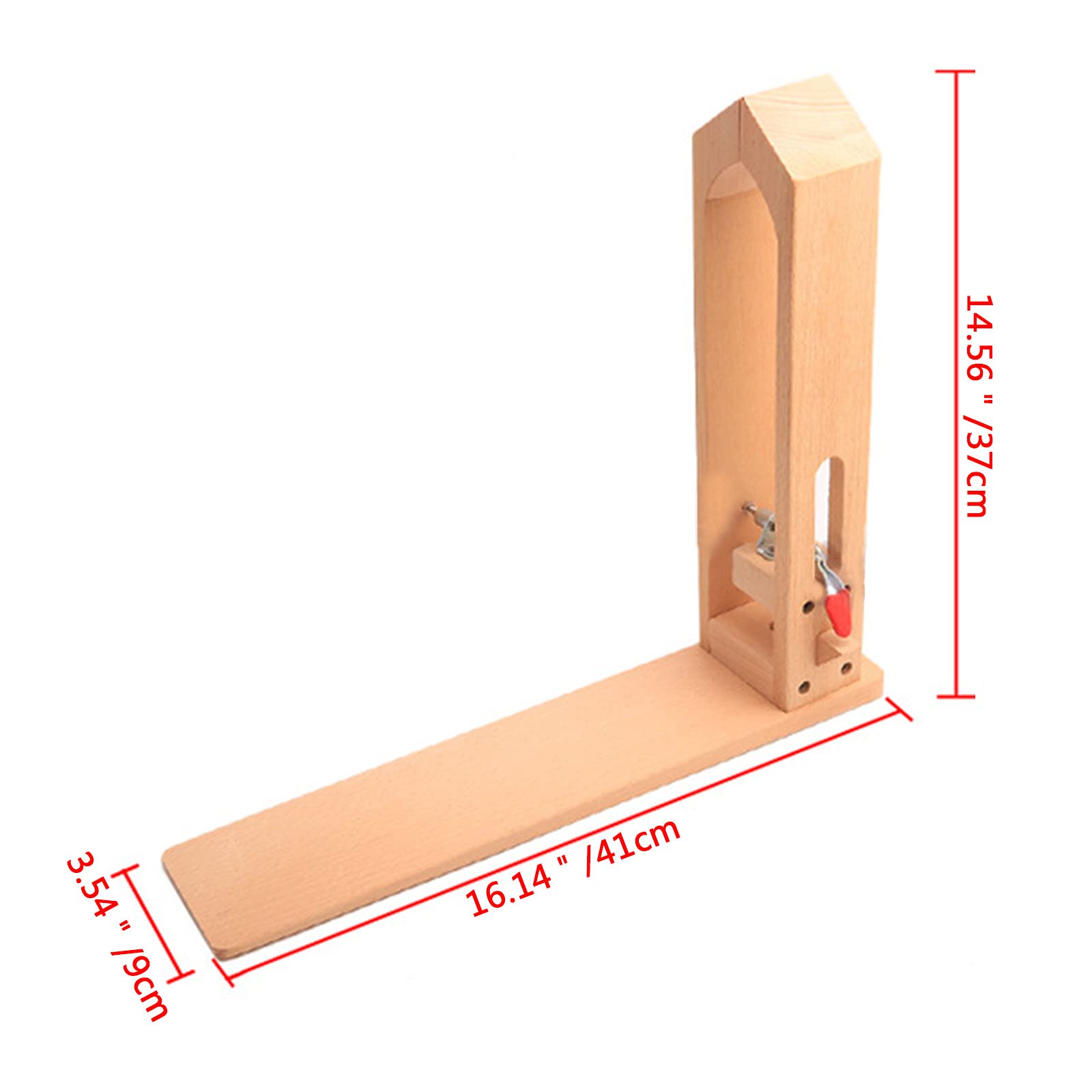 Ensemble de pinces de retenue réglables en cuir pour couture à la main – Outils en bois de qualité supérieure parfaits pour le travail du cuir et les projets d'artisanat (B)