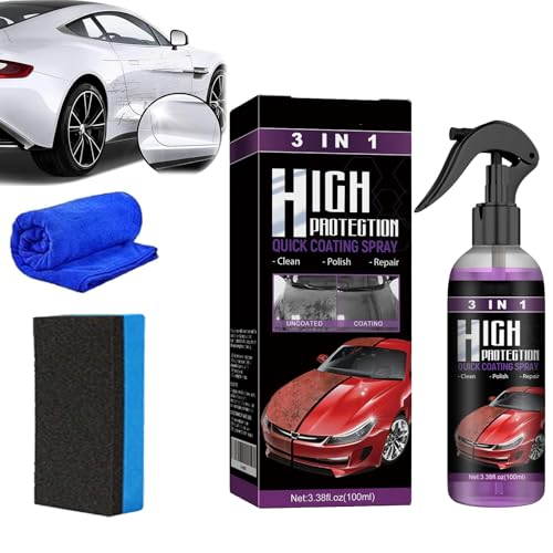 Spray de Cerámica para Auto 3 en 1 Protección Nano
